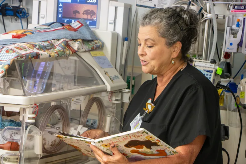 GALLERY -- St. Dominic's Neonatal Intensive Care Unit participated in the Babies with Books NICU Read-A-Thon, which is being held between September 14th through...