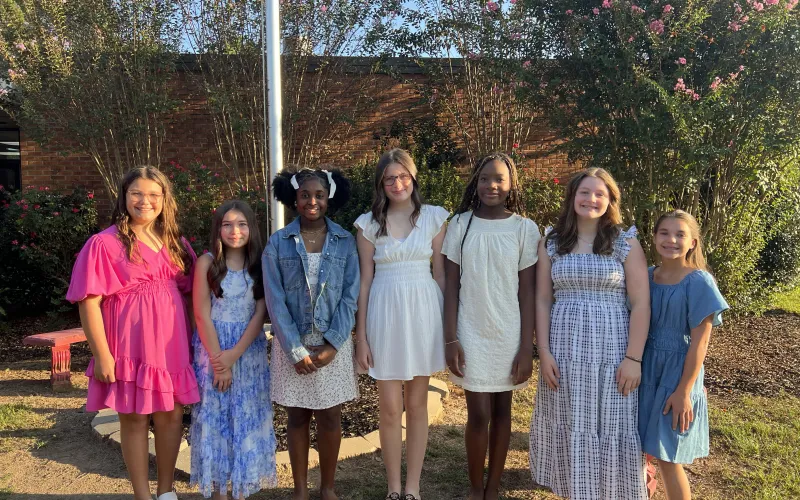 West Marion Middle School Homecoming Court