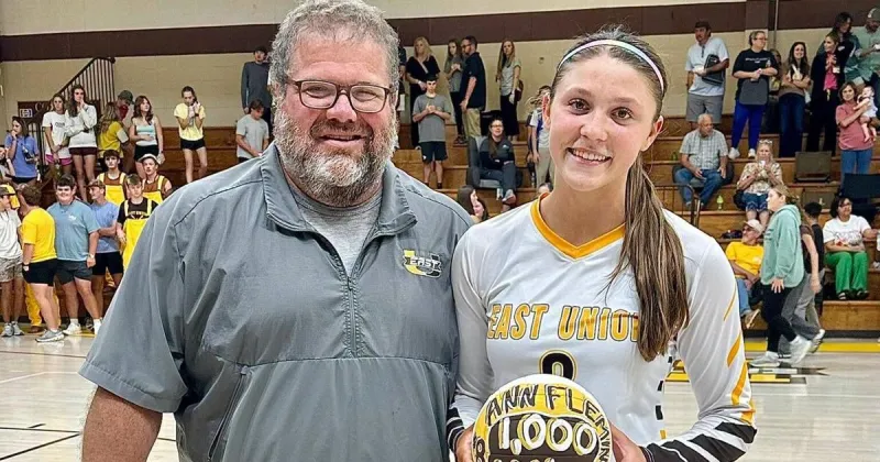 Ann Fleming LeFlore reaches 1,000 kills as unbeaten East Union turns toward division race