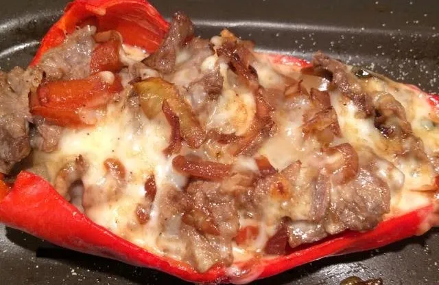 Chipotle Flank Steak Stuffed Cubanelle Peppers