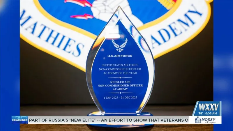 Keesler-Based Mathies NCO Academy recognized as NCO Academy of the Year