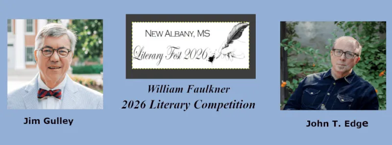 John T Edge & Jim Gulley are 2026 Faulkner Literary Luncheon Speakers: Get tickets by Sept 23