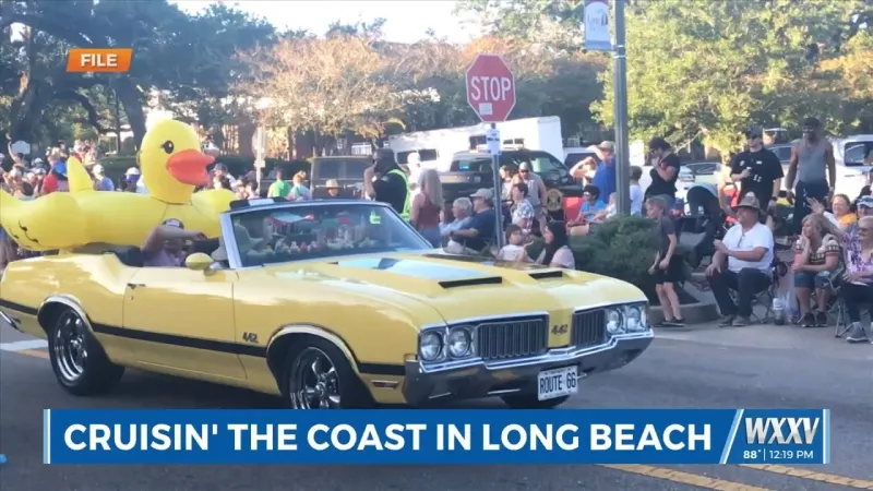 Cruisin' the Coast festivities in Long Beach