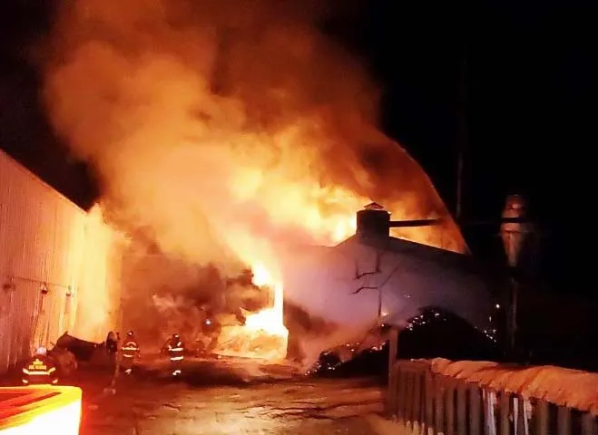 Early Morning Fire Damages Kiln at Tri-C Wood Products in Union