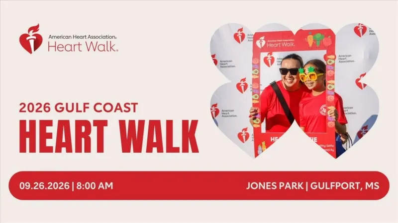Gulf Coast Heart Walk happening this weekend