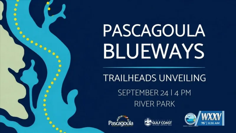City of Pascagoula invites community to unveiling of trailheads at River Park