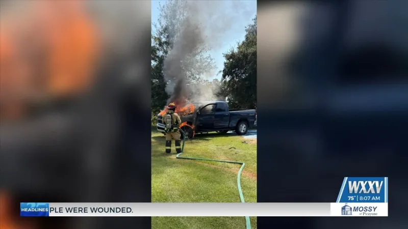 Long Beach fire crews respond to vehicle fire