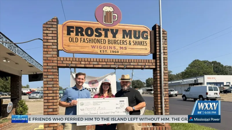 Frosty Mug in Wiggins receives grant for faade improvements