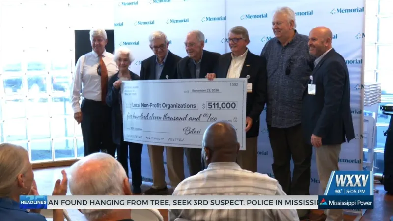 Memorial Hospital Biloxi Board makes charitable donation to local nonprofits