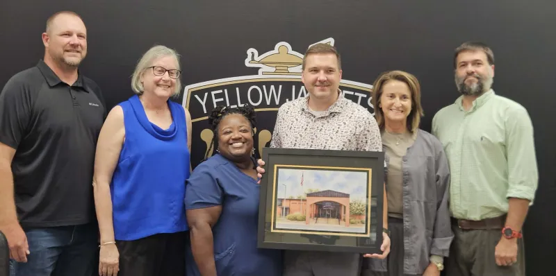 Union School Board Honors Dr. Tyler Hansford for Eight Years of Leadership