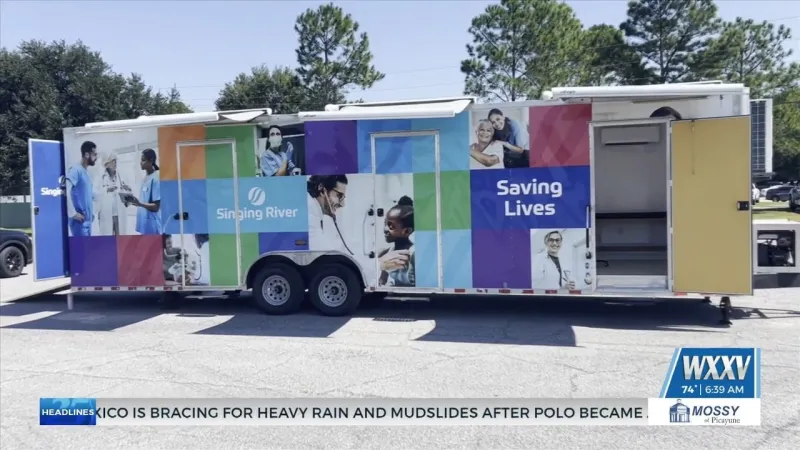 Singing River Health System brings mobile clinic to Moss Point