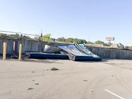 Hattiesburg takes storm damage from microbursts