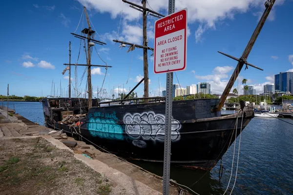 Ala Wai 'Pirate Ship' Is Pau But Public Is Stuck With The Bill