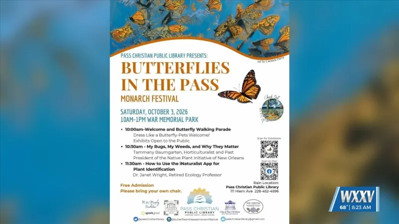 Butterflies in the Pass event returns to Pass Christian