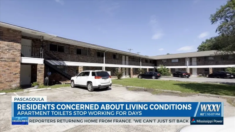 Residents of Pascagoula apartment complex raise concerns about alleged unsanitary living conditions