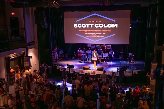Scott Colom and Cliff Johnson joint campaign rally highlights key campaign promises