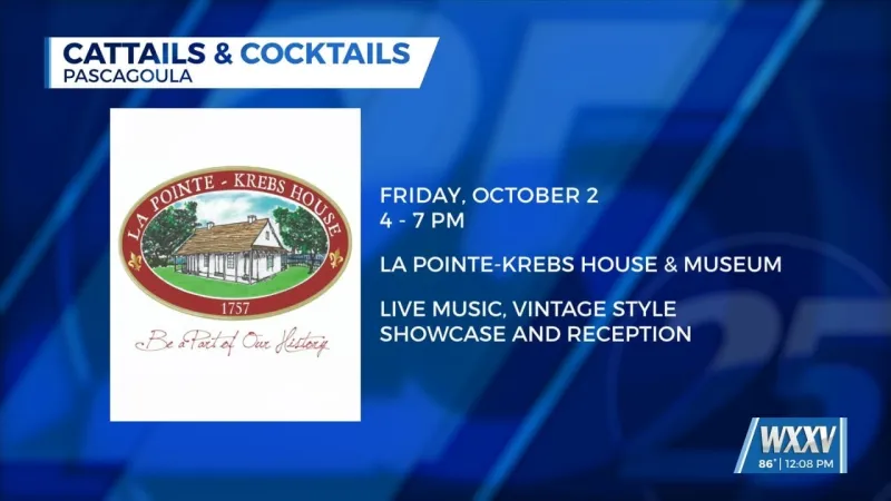 La Pointe Krebs House celebrating birthday with Cattails and Cocktails event