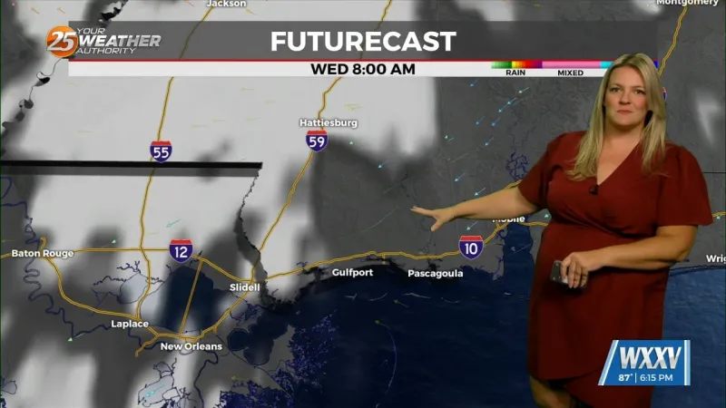 Dry on Wednesday, but a wetter stretch is ahead