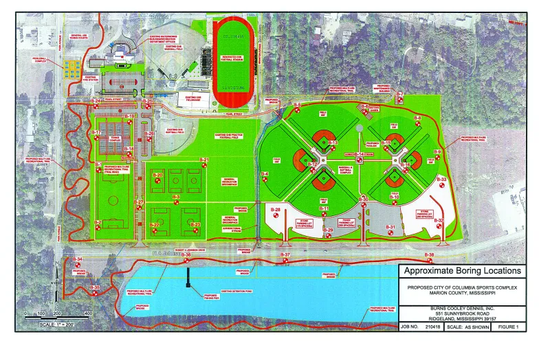 Soccer fields, tennis courts progressing rapidly