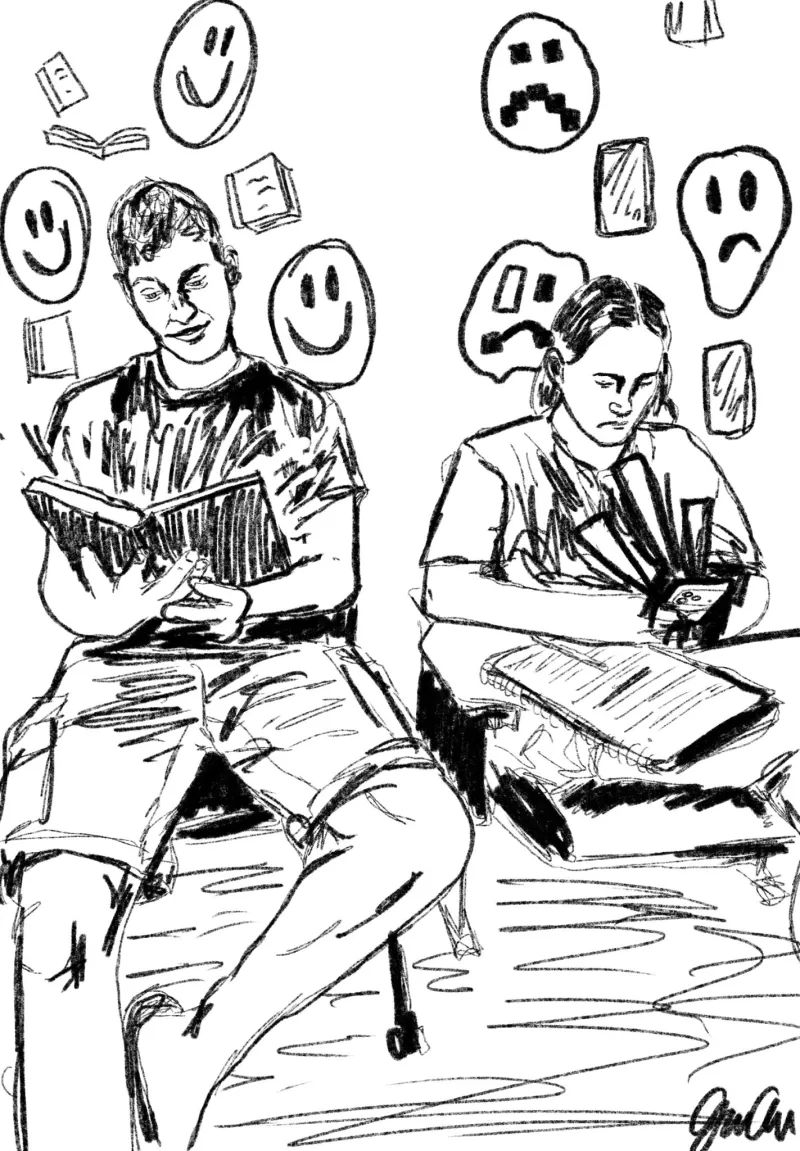 Turn off your screens, and opt for a book instead