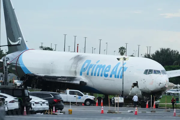 Federal report says pilots weren't warned about wind before Amazon cargo plane crashed in Miami