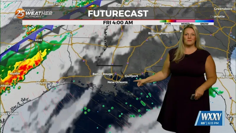 Showers and storms continue into the weekend