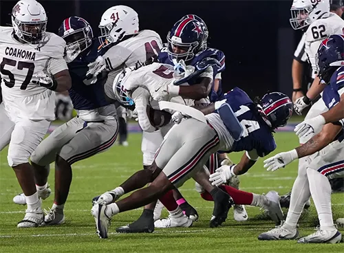 Rangers secure homecoming win with dominant first half on the way to 45-7 win over Coahoma