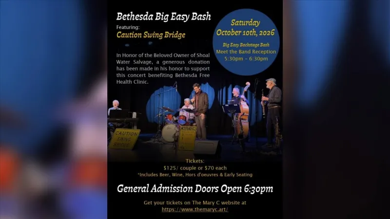 Bethesda Free Clinic hosting jazz benefit concert