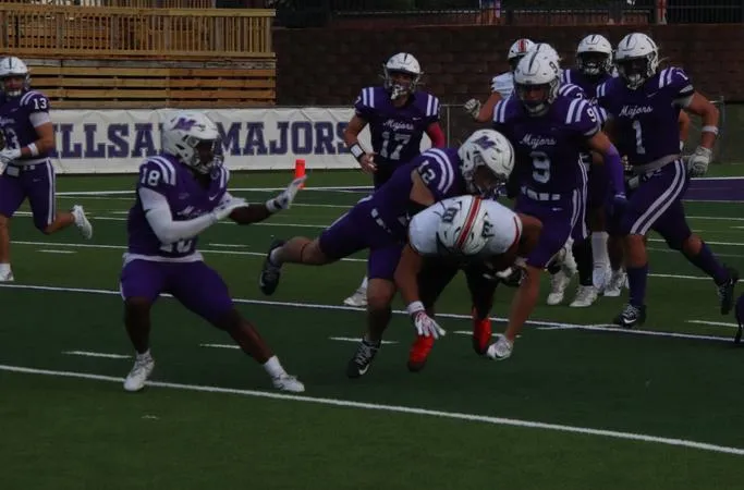 Football Wrecks Rhodes, 54-10 in Bounce-Back Win