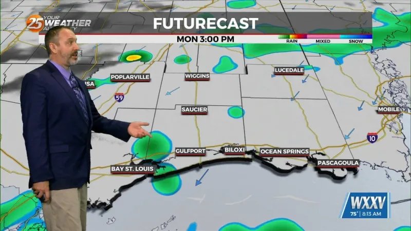 10/05 Ryan's "Rain Dries Up" Monday Morning Forecast