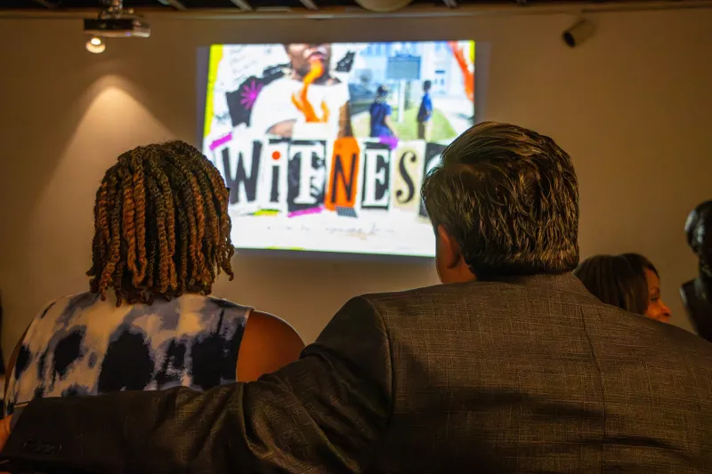 GALLERY -- Filmmaker and visual artist Talamieka Brice returned to Jackson for the Mississippi premiere of her latest film, WITNESS, at the Smith Robertson Museum...