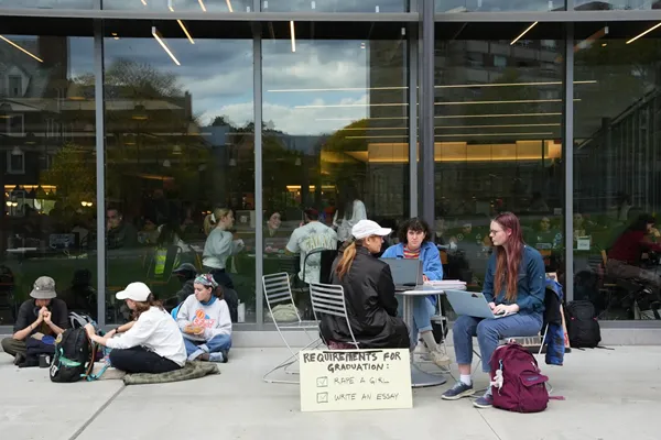 Cornell students stage sit-in to protest university's handling of alleged 2024 gang rape