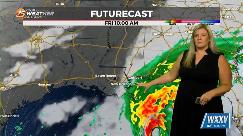 Rain increases as Isaias pushes toward the coast