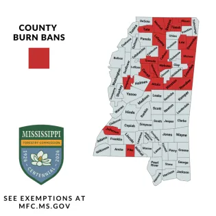 Winston County burn ban runs through Nov. 2