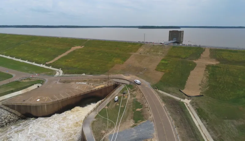 Major milestone reached in Arkabutla Dam repair efforts