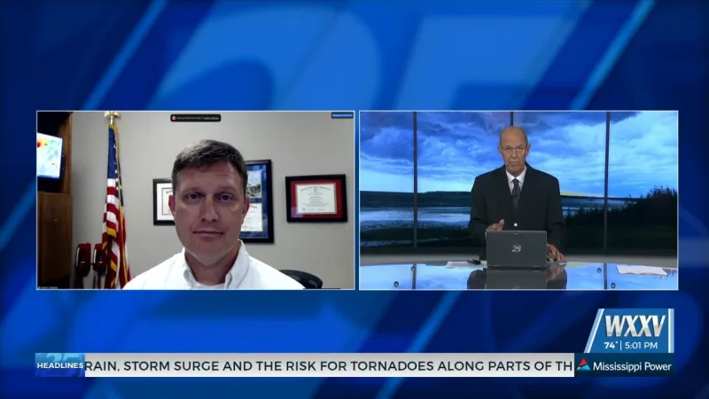 Harrison County EMA Director Matt Stratton discusses Hurricane Isaias