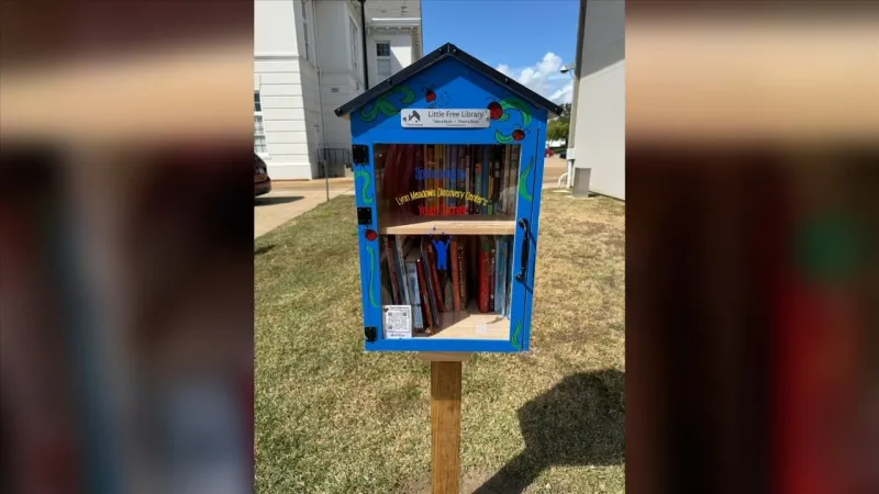 Lynn Meadows Discovery Center Youth Council installs two free libraries