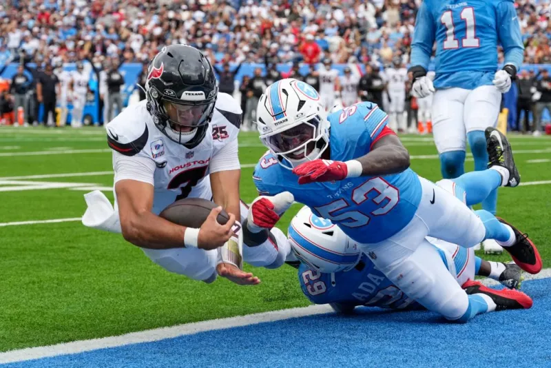 Titans routed by Texans 26-3 as Tennessee falls to 0-5