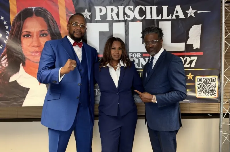 Justice on the Line brings community leaders, advocates and candidate Priscilla Till to Jackson