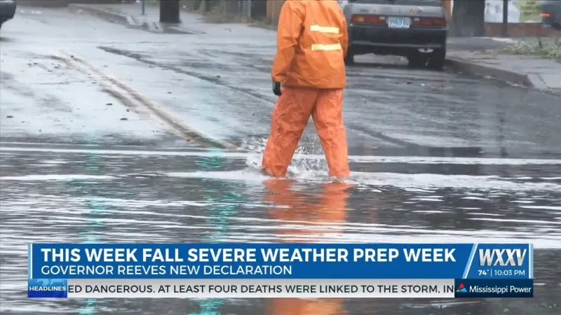 Governor Reeves declares Oct. 12-17 Fall Severe Preparedness Week in MS