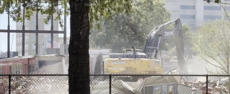 Demolition work continues on St. John Elementary building in Gulfport