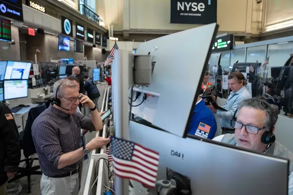 US stocks edge back from their record following the first big batch of profit reports for the summer