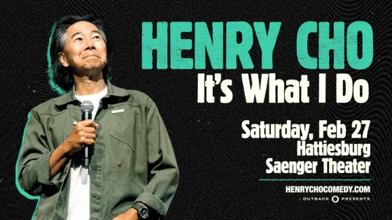 Comedian Henry Cho Announces All-New 'It's What I Do Tour' Coming to Hattiesburg's Historic Saenger Theater
