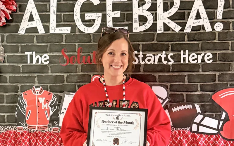 West Marion announces its Teacher of the Month