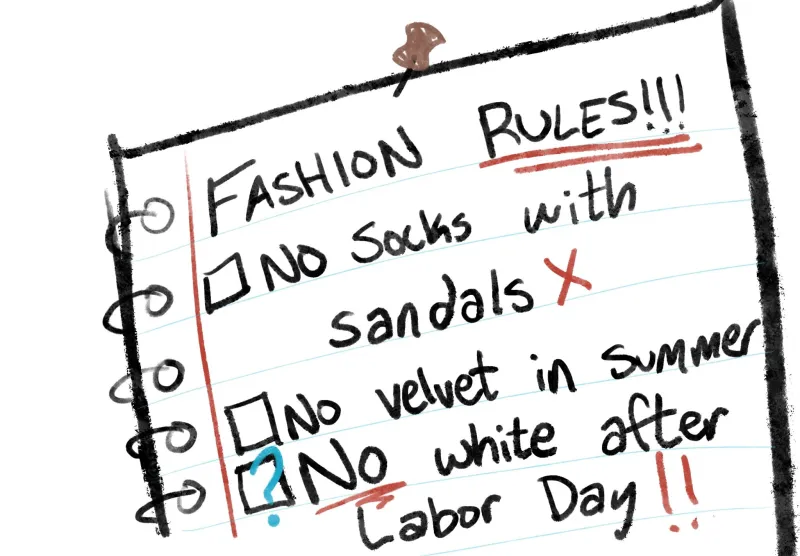 Magnolia Letters: Wearing white this weekend is a fashion sin