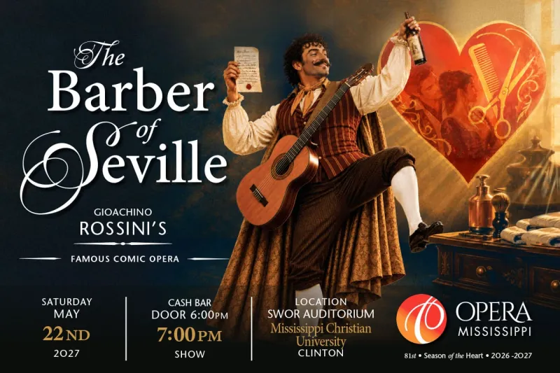 Opera Mississippi Announces Chorus Auditions for 2026-2027 Season
