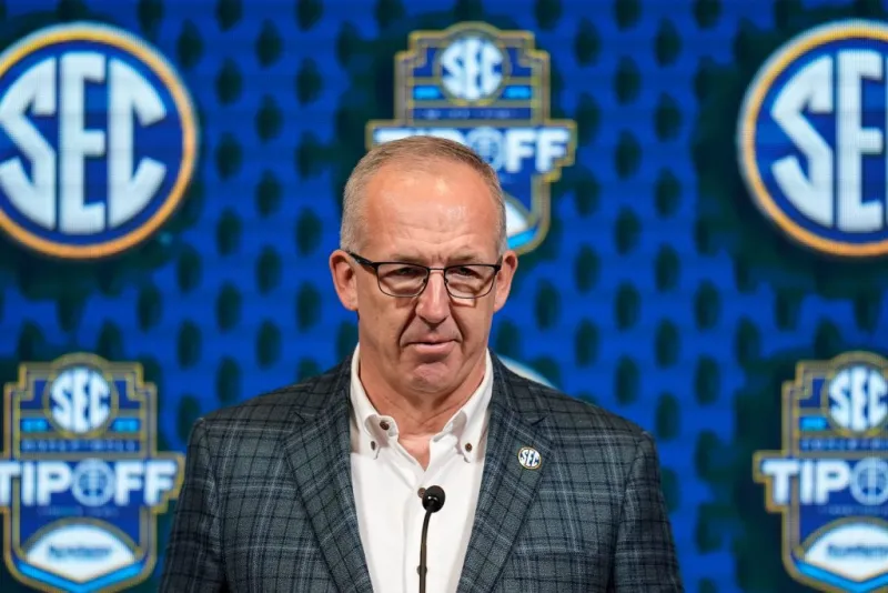 SEC's Greg Sankey warns of conference-only rules if Congress fails on college sports
