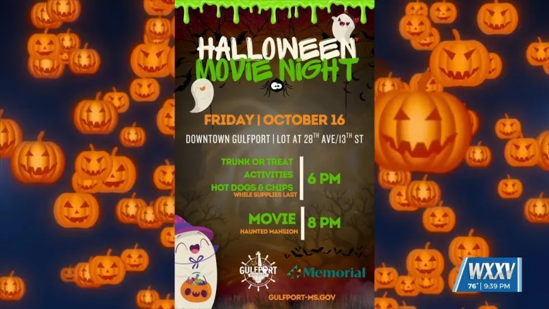 City of Gulfport hosting Halloween Movie Night