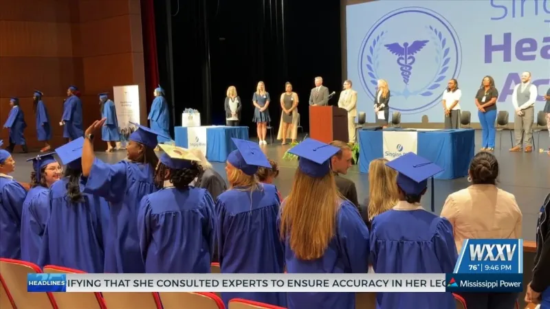 Singing River Academy celebrate graduates