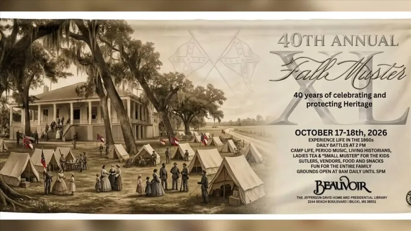 Fall Muster returns to Beauvoir this weekend
